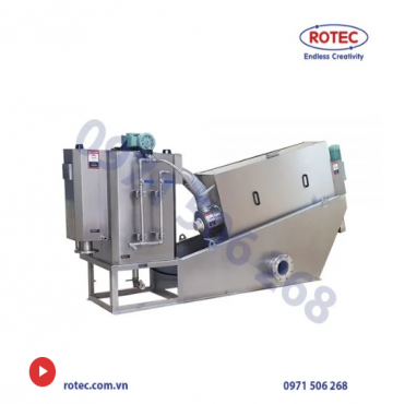 Máy Ép Bùn Trục Vít